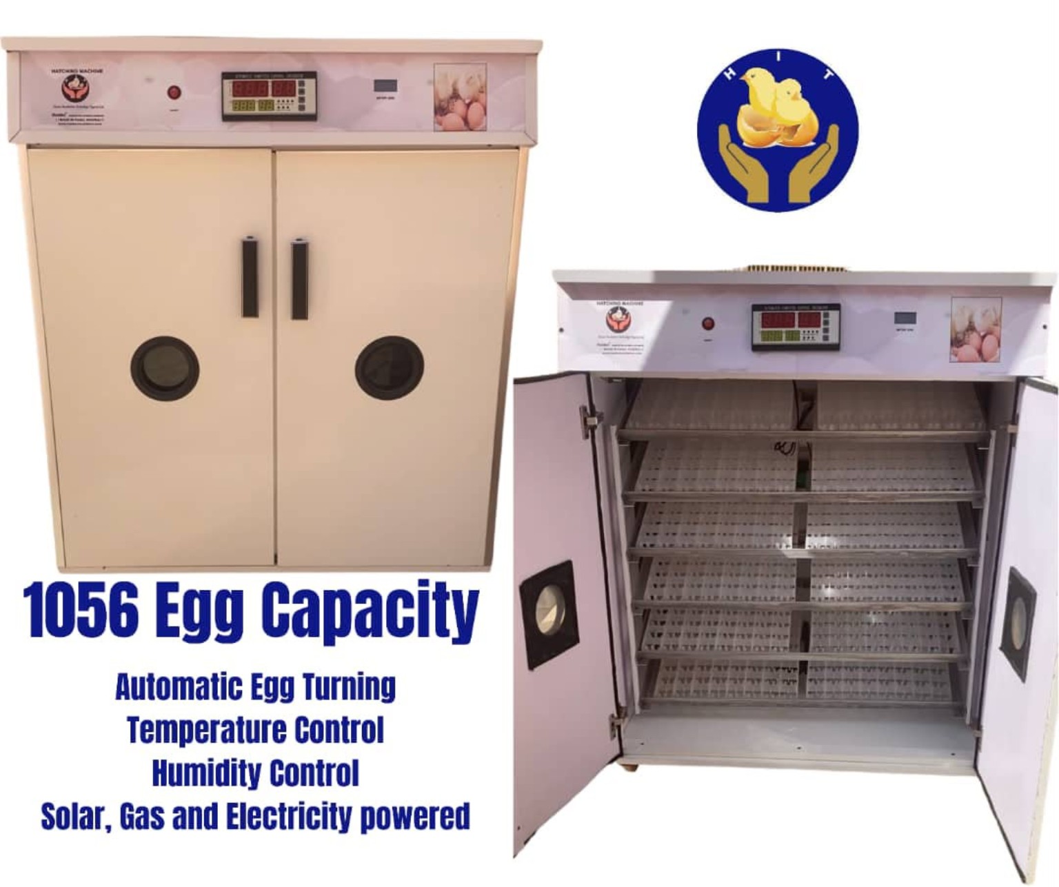 1,056-Egg Capacity Incubator