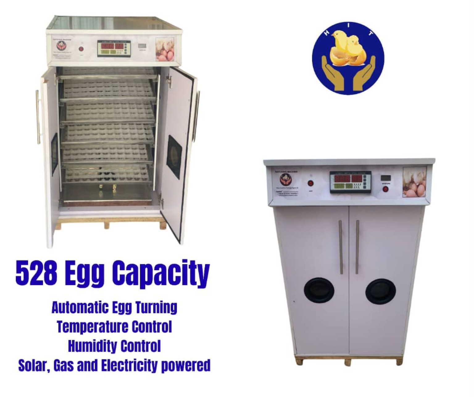 528-Egg Capacity Incubator